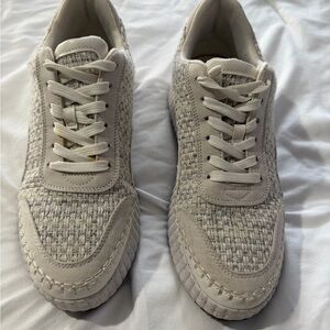Target Universal Thread Cream and White Casual Sneakers